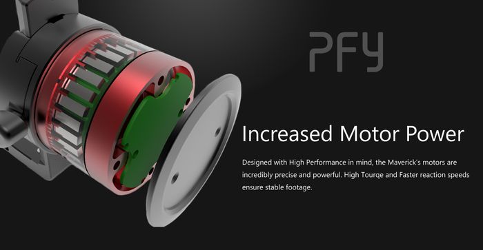 PFY Maverick - 3 Axes Gimbal for DSLR and DSLM Cameras